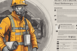 Material Safety Data Sheet (MSDS) Sections Identification Quiz