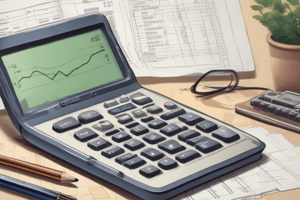 Loan Payment Calculations Quiz