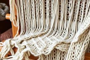 Knitting Techniques and History