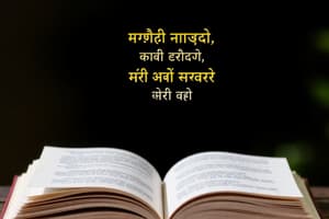 Hindi Language and Literature Notes