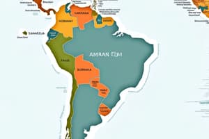 South and North American Countries and Capitals
