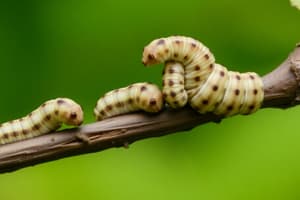 Alannah and Her Silkworms