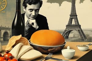 French Cuisine: History & Cultural Impact