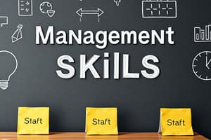 Management Overview and Skills