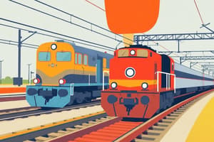 Operating Statistics in Railways