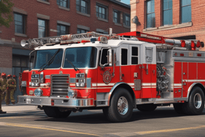 Fire Department Apparatus Placement Procedures