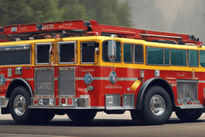 Specialized Motor Vehicles: Firefighting and Rescue Vehicles