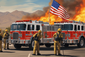 Southern Nevada Fire Operations Flag Etiquette Procedures Quiz