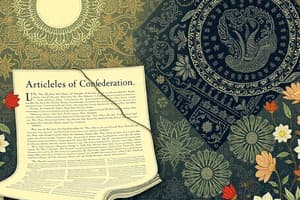 The Articles of Confederation Overview