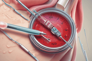 Common Venipuncture Needle Gauges and Types Quiz