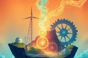 Energy Transformations and Sources Quiz