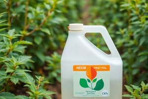 Neem Pesticides in Agriculture