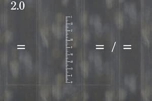 Standard Form Multiplication and Division