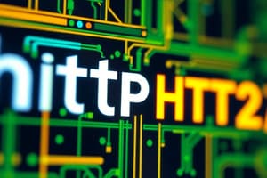 Evoluzioni di HTTP: HTTP/2 e HTTP/3