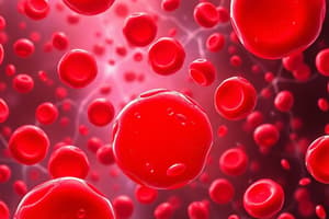 Blood and Red Blood Cells Overview