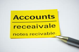 Accounting for Receivables