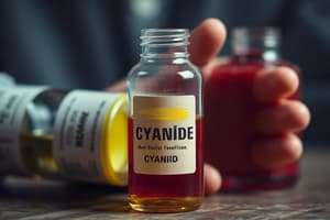 Cyanide Toxicity Overview