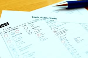 Exam Procedure Guidelines