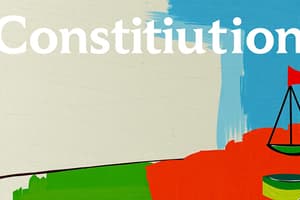 Constitución Española: Principios y Artículos