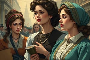 Historical Role of Women and Bourgeoisie