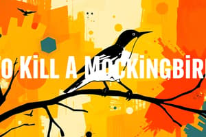 To Kill A Mockingbird Chapter 7 Quiz