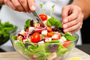 Salad Preparation Basics