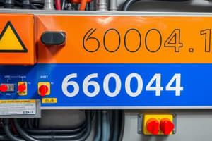 Hoofdstuk Elektrische Uitrusting EN 60204-1