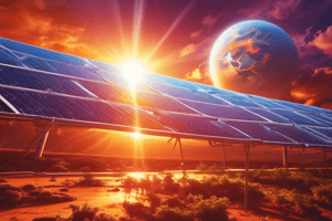 Solar Radiation and Its Impact on Earth