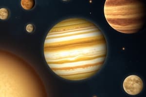Jovian Planets and Jupiter's Moons
