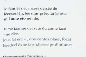 Fonctions de la Phrase