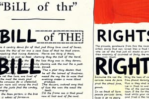 The Bill of Rights Quiz