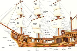 Vocabulary of Pirate Ships