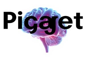 Piagets Theorie der kognitiven Entwicklung