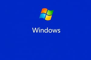 Pengantar Sistem Operasi Windows