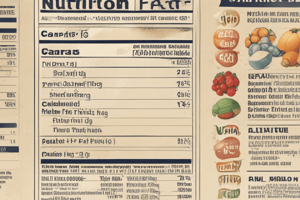 Nutrient Labeling: Carbohydrates and Fiber