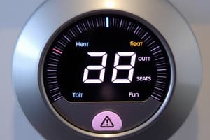 Thermostat Settings and Apparel Guidelines