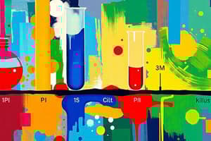 Acids, Alkalis and pH Scale