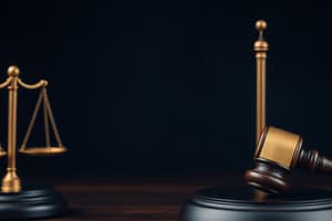 Criminal Law: Procedures and Principles