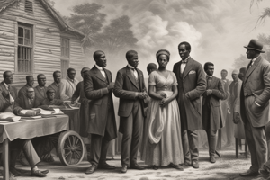 Reconstruction Era in the US South