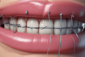 Suture Characteristics: Elongation, Plasticity, Flexibility, and Configurations