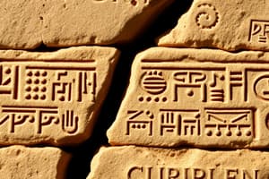 Ancient Mesopotamia Quiz