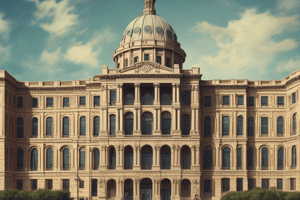 Texas Politics and Legislation