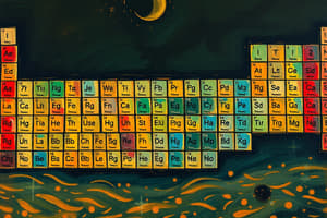 Chemistry Elements Overview