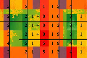 Square Matrices and Their Types