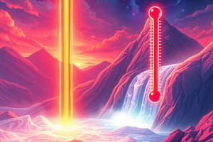 Heat Vs Temperature Quiz