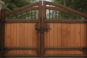 Hanging a Gate and Installing Keystone Latch