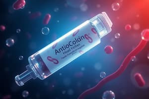 Anticoagulants and Heparin