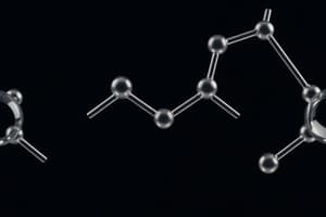 Organic Chemistry: Tetrahedral Compounds and Alcohols