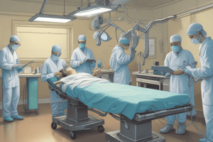 Surgical Technicians and Patient Preparation