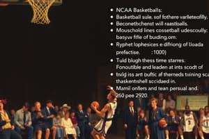 NCAA Women's Basketball Rule 10: Fouls and Penalties